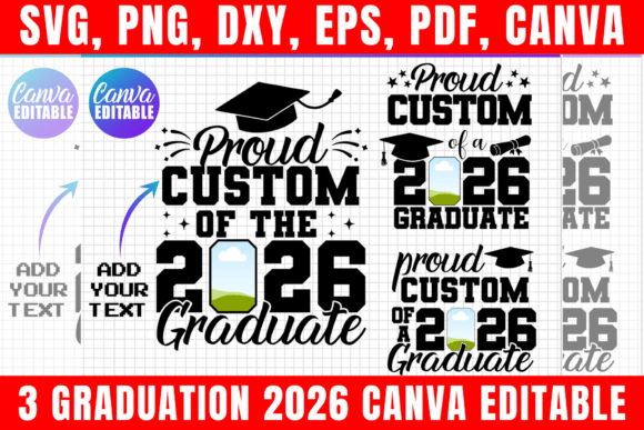 Download 3 Graduation 2026 Canva Template - Premium Resources