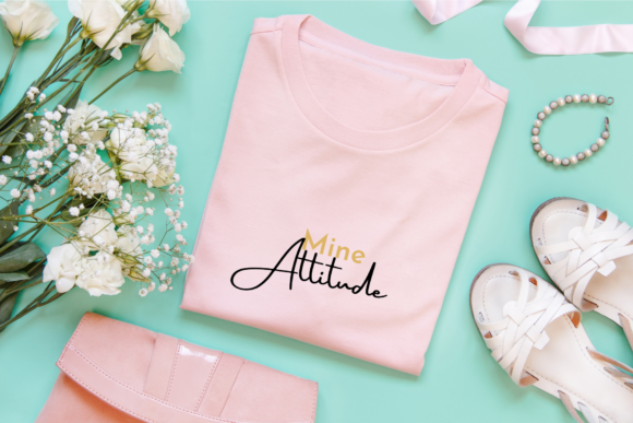 Download Mine Attitude T-Shirt Design in Canva 05 - Design in canva Collection