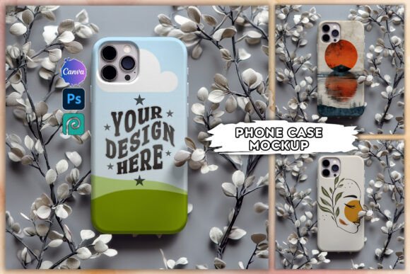 Download IPhone Case Mockup Canva Phone Template - Premium Resources