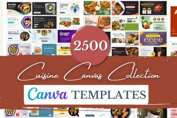 Download 2500 Cuisine Canva Collection Templates - Canva collection Collection