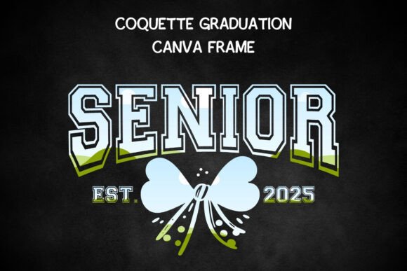 Download Coquette Graduation Canva Frame - Premium Resources